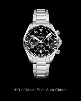H31／Khaki Pilot Auto Chrono